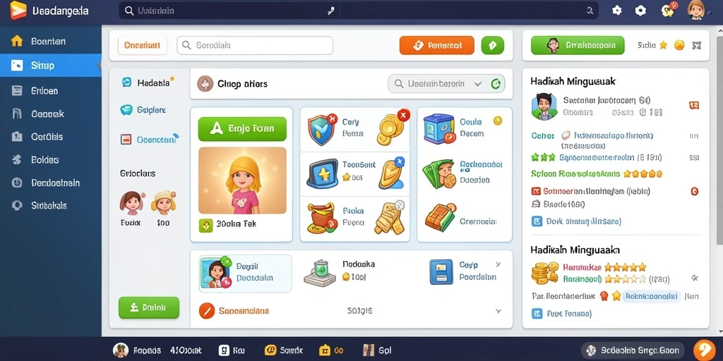 Screenshot menunjukkan karakter utama dalam aksi.