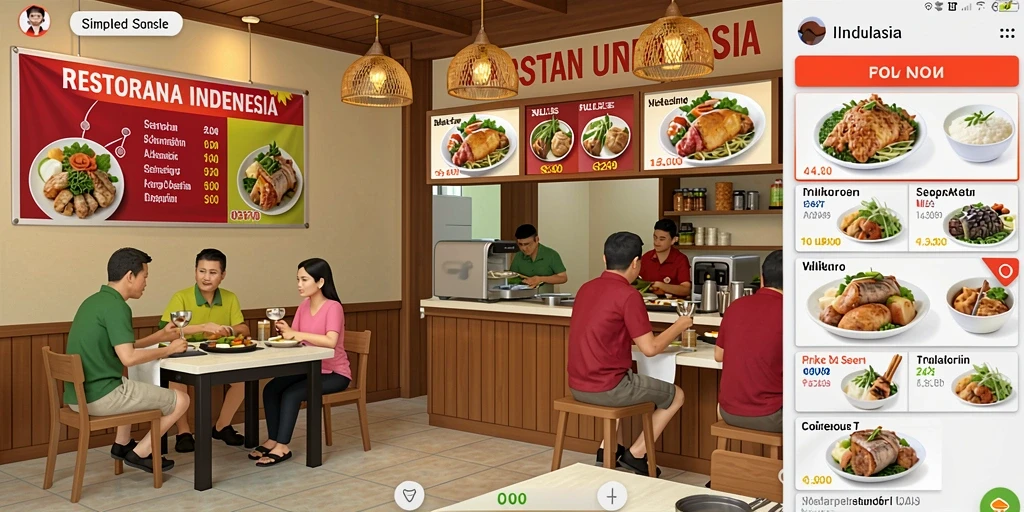 Tampilan antarmuka yang jelas dan mudah dipahami.