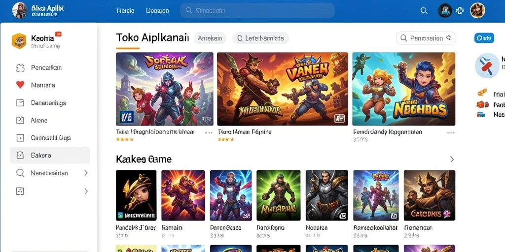 Tampilan antarmuka aplikasi yang user-friendly.