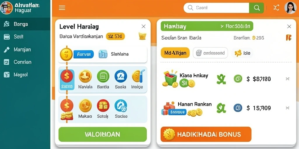 Tampilan antarmuka yang menarik dan user-friendly.