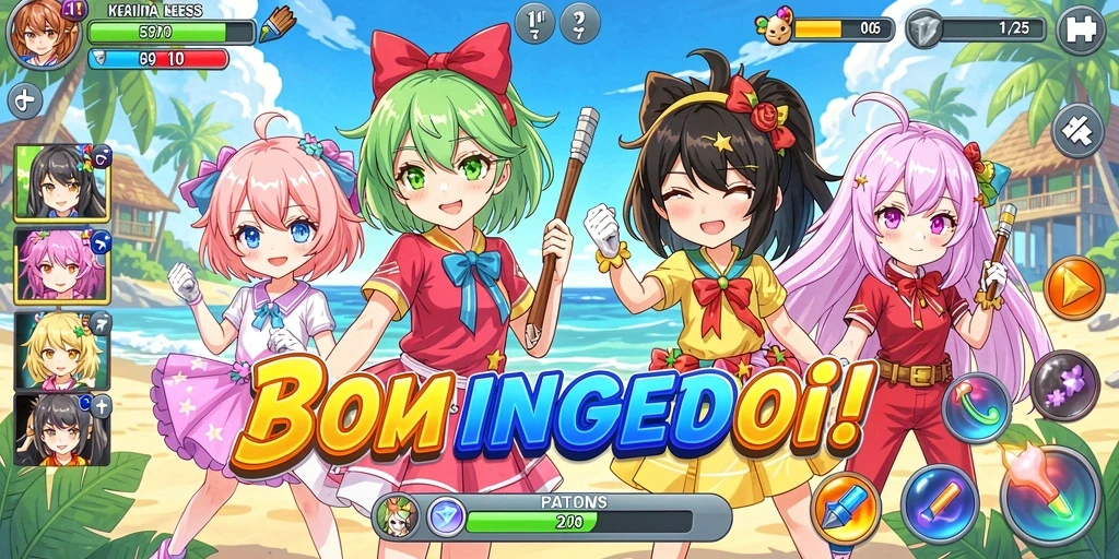 Screenshot saat bermain mode solo yang menegangkan.