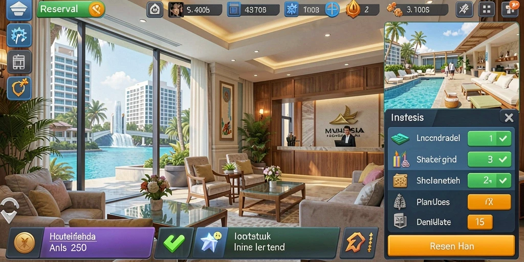 Tampilan antarmuka yang modern dan menarik.