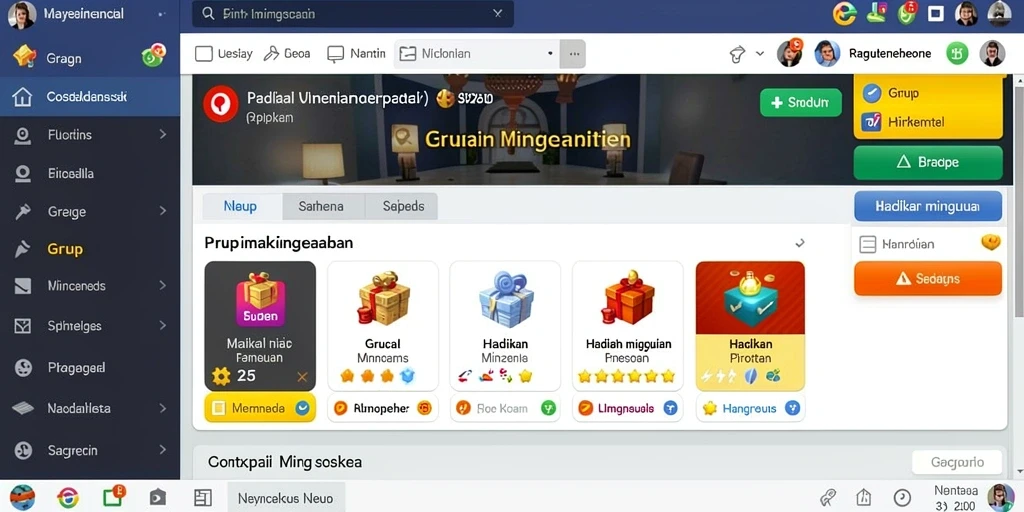 Tampilan antarmuka yang user-friendly dan menarik.