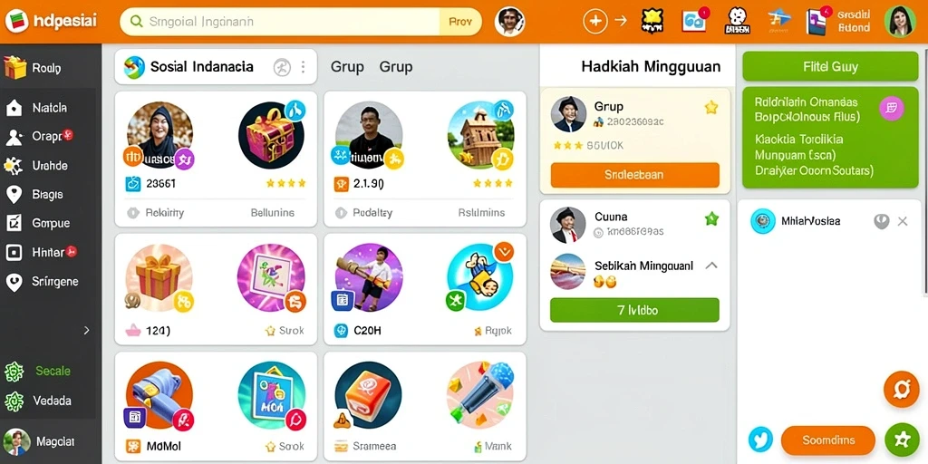 Tampilan utama JKTGAME dengan menu yang mudah dinavigasi.