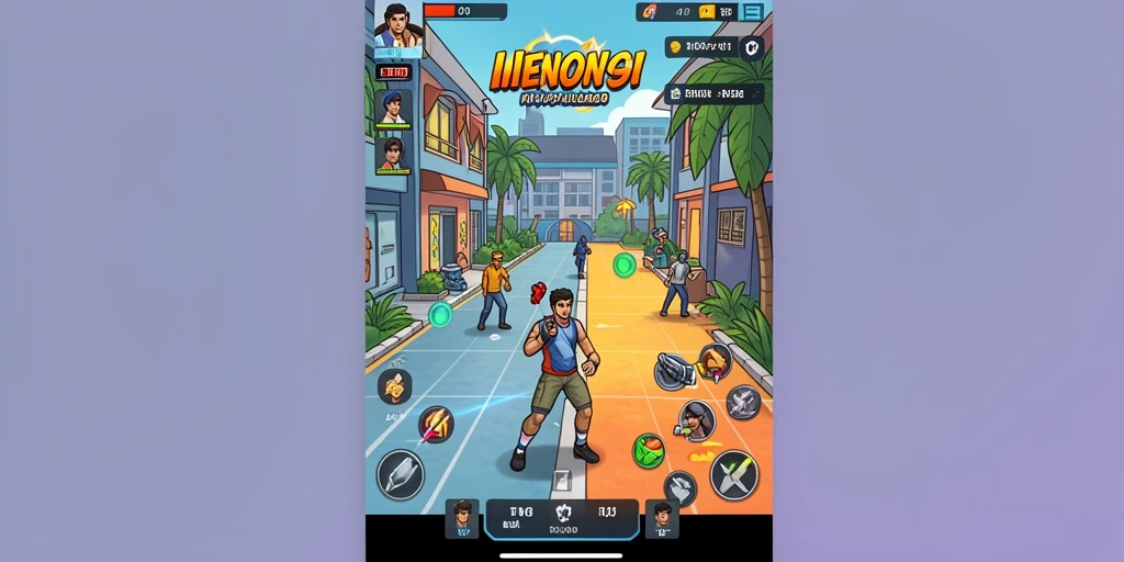 Screenshot aplikasi dengan antarmuka yang menarik.