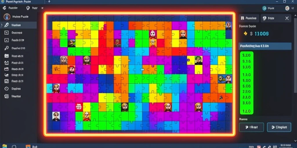 Tangkapan layar menampilkan grafis yang menarik dari level pertama.