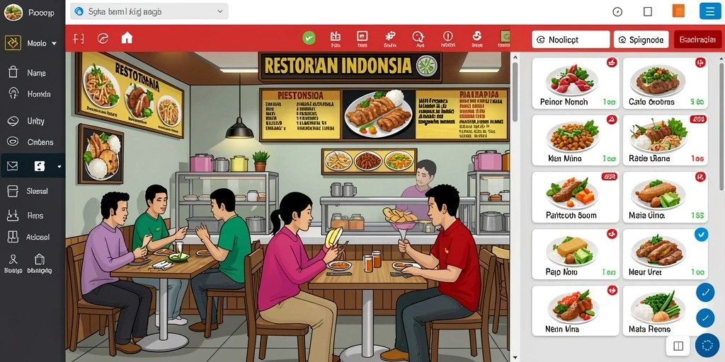 Tampilan antarmuka yang intuitif dan menarik.