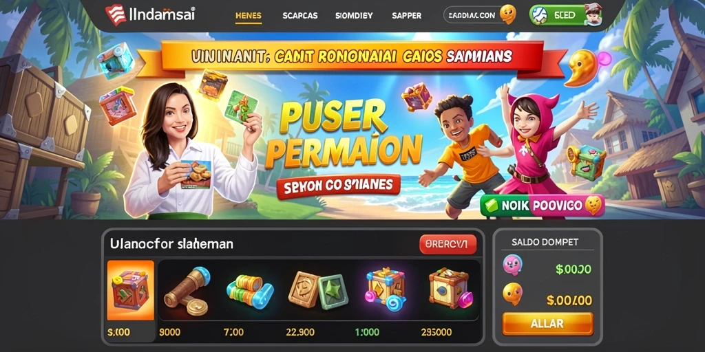 Tampilan menu utama game RR89 yang menarik.