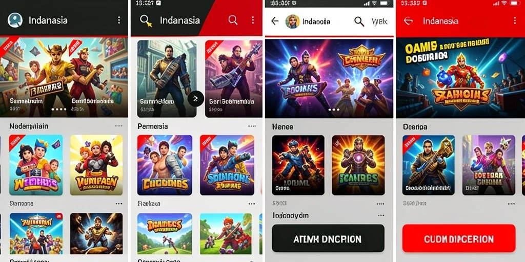 Tampilan awal yang menarik untuk pengguna baru.