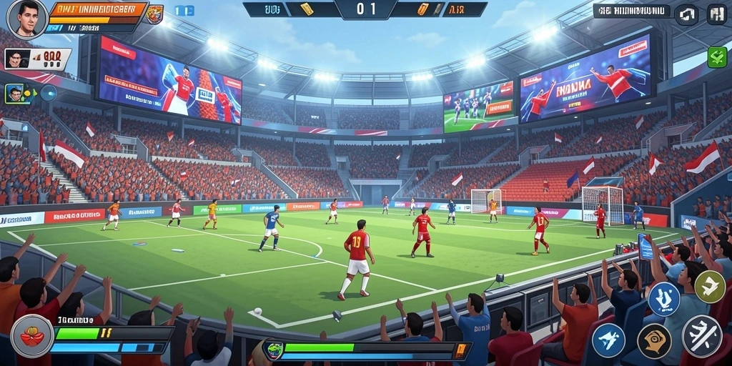 Tampilan utama SINTE4D dengan grafik yang memukau.