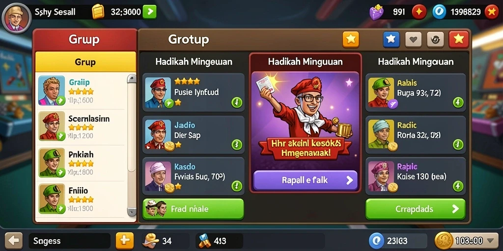 Tampilan antarmuka yang menarik dan user-friendly.