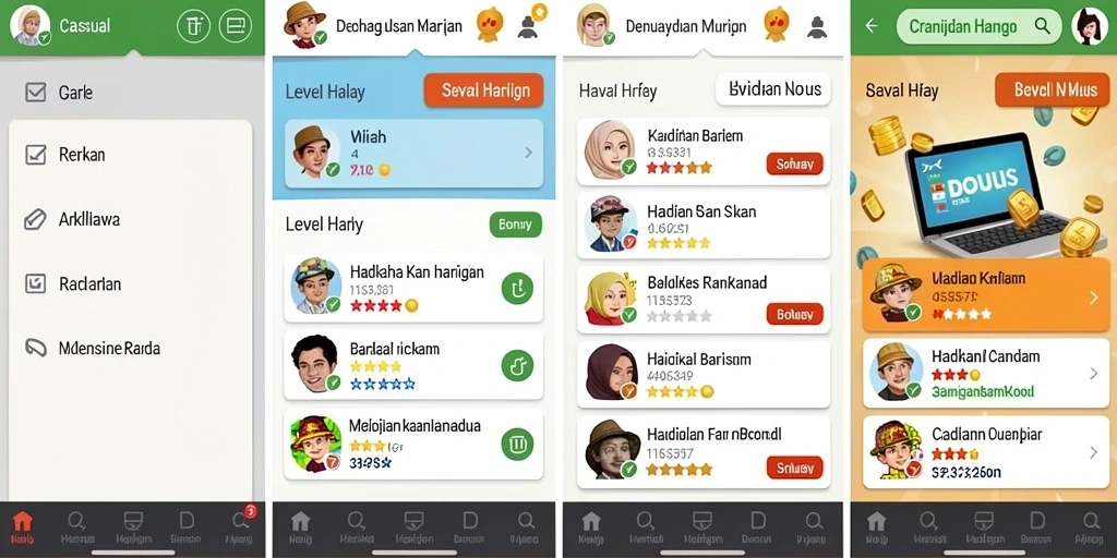 Tampilan antarmuka yang modern dan mudah dipahami.